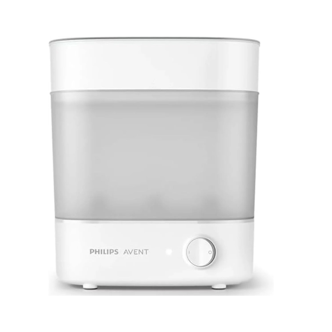Philips AVENT Advanced STEAM STERILIZER| Sterilize and Store | Kills 99.9%* Germs in 10 mins Cycle with Natural Steam Sterilization I Stays Sterile Upto 24hrs*