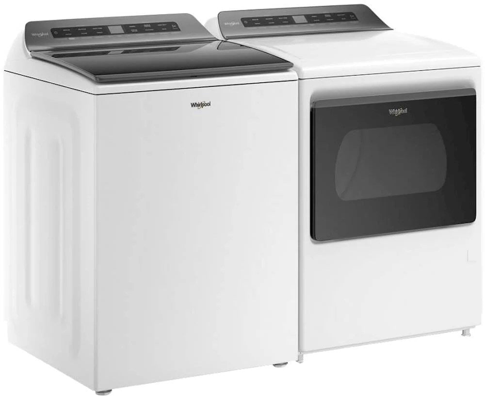 Whirlpool – 4.8 Cu. Ft. High Efficiency Smart Top Load Washer with Load & Go Dispenser – White