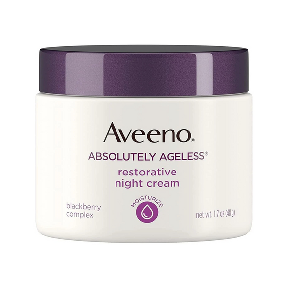 Aveeno Absolutely Ageless Restorative Night Cream Facial Moisturizer  1.7 fl. oz