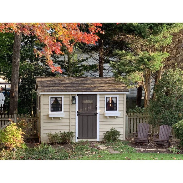 12 ft. W x 8 ft. D Cabana Cedar Wood Garden Shed