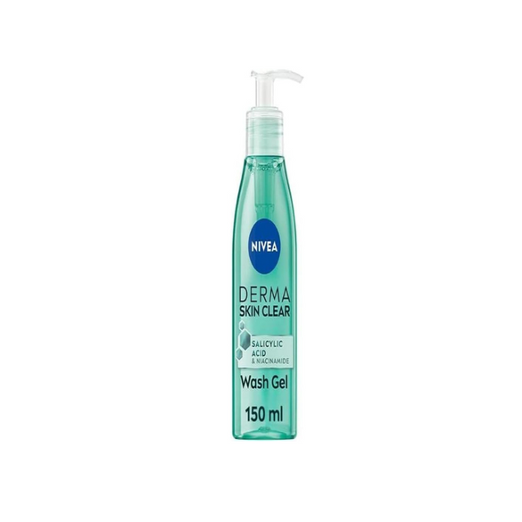 NIVEA Derma Skin Clear Wash Gel (150ml)