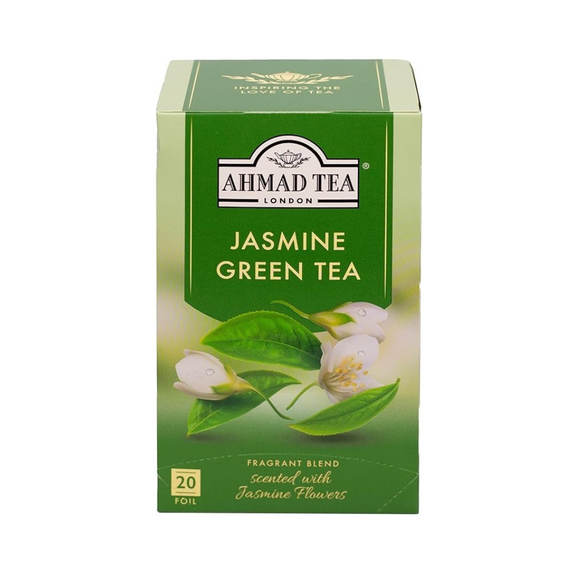 Ahmad Tea Evergreen Selection Of 6 Green Teas, 60 Enveloped Teabags - Green Tea / 20 Teabag