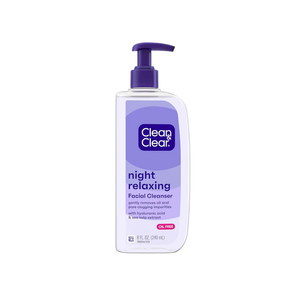 Clean & Clear Night Relaxing Deep Cleaning Oil-Free Night Face Wash 8 fl. oz