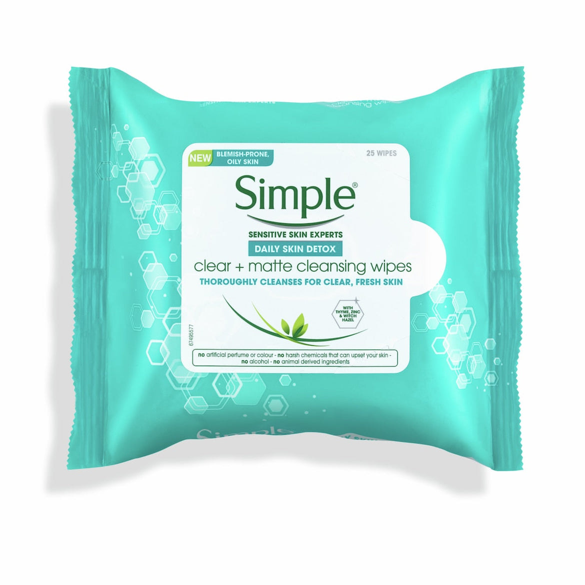 DAILY SKIN DETOX CLEAR + MATTE CLEANSING WIPES