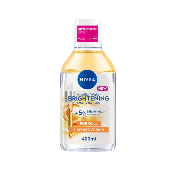 NIVEA Micellar Water Makeup Remover for Face Whitening and Care, 400 ml
