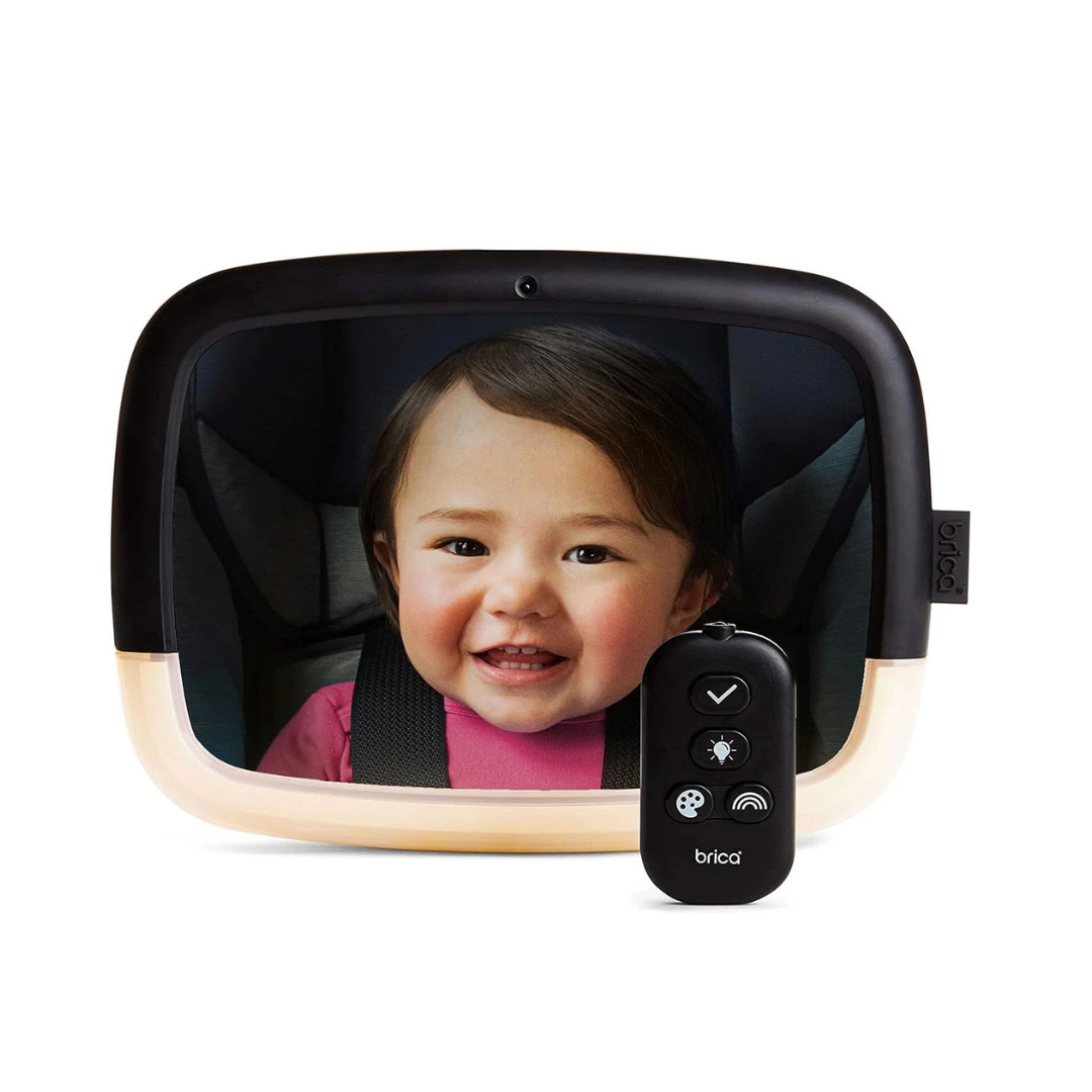 Munchkin Baby  Car Mirror with Ultra Reflective, Wide View Angle, Black