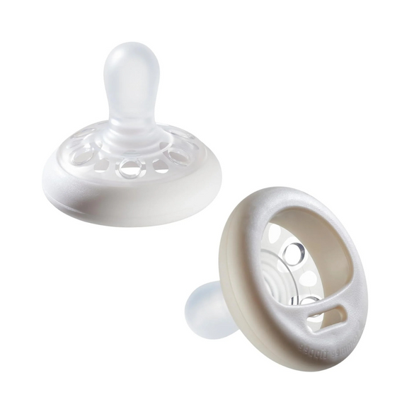 Tommee Tippee Closer To Nature Breast Like Soother, Pack of 2, (0-6 months)