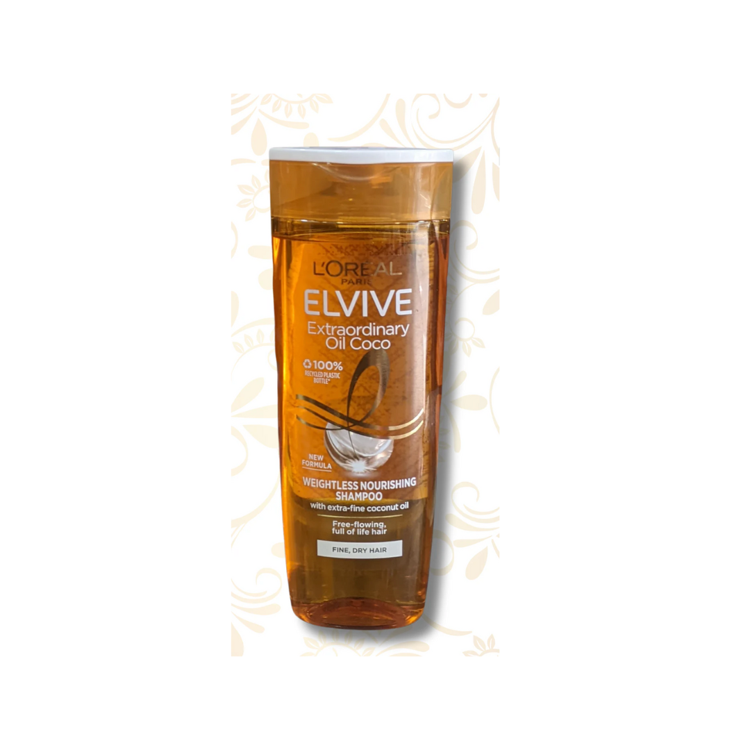 L'ORÉAL PARIS ELVIVE Extraordinary Oil Coco Shampoo 400ml ( made in france )