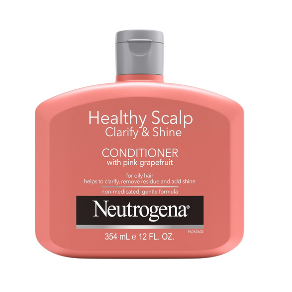 Neutrogena Exfoliating Healthy Scalp Clarify & Shine Conditioner for Oily Hair and Scalp Color-Safe, 12oz