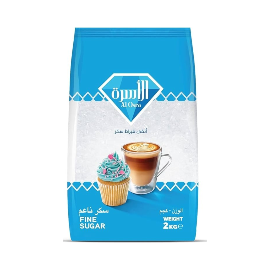Al Fares Sugar, 2Kg - Pack Of 1