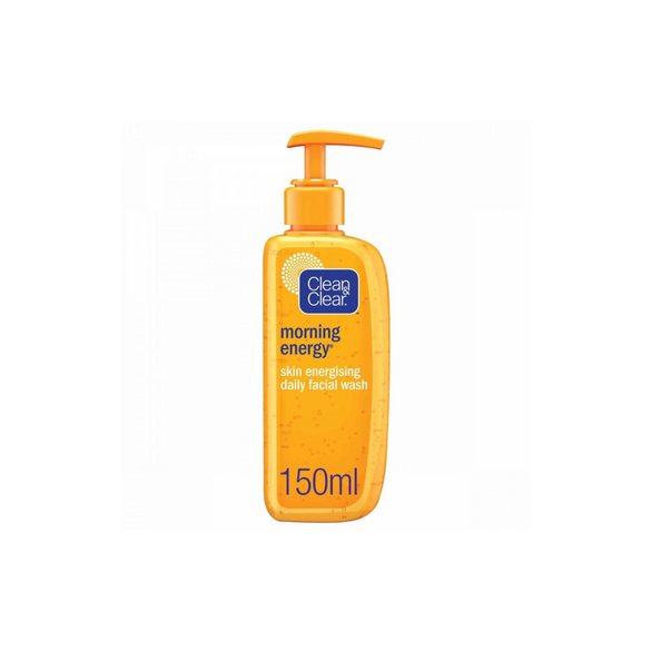 CLEAN & CLEAR MORNING ENERGY SKIN ENERGISING DAILY FACIAL WASH OIL FREE, 150ML