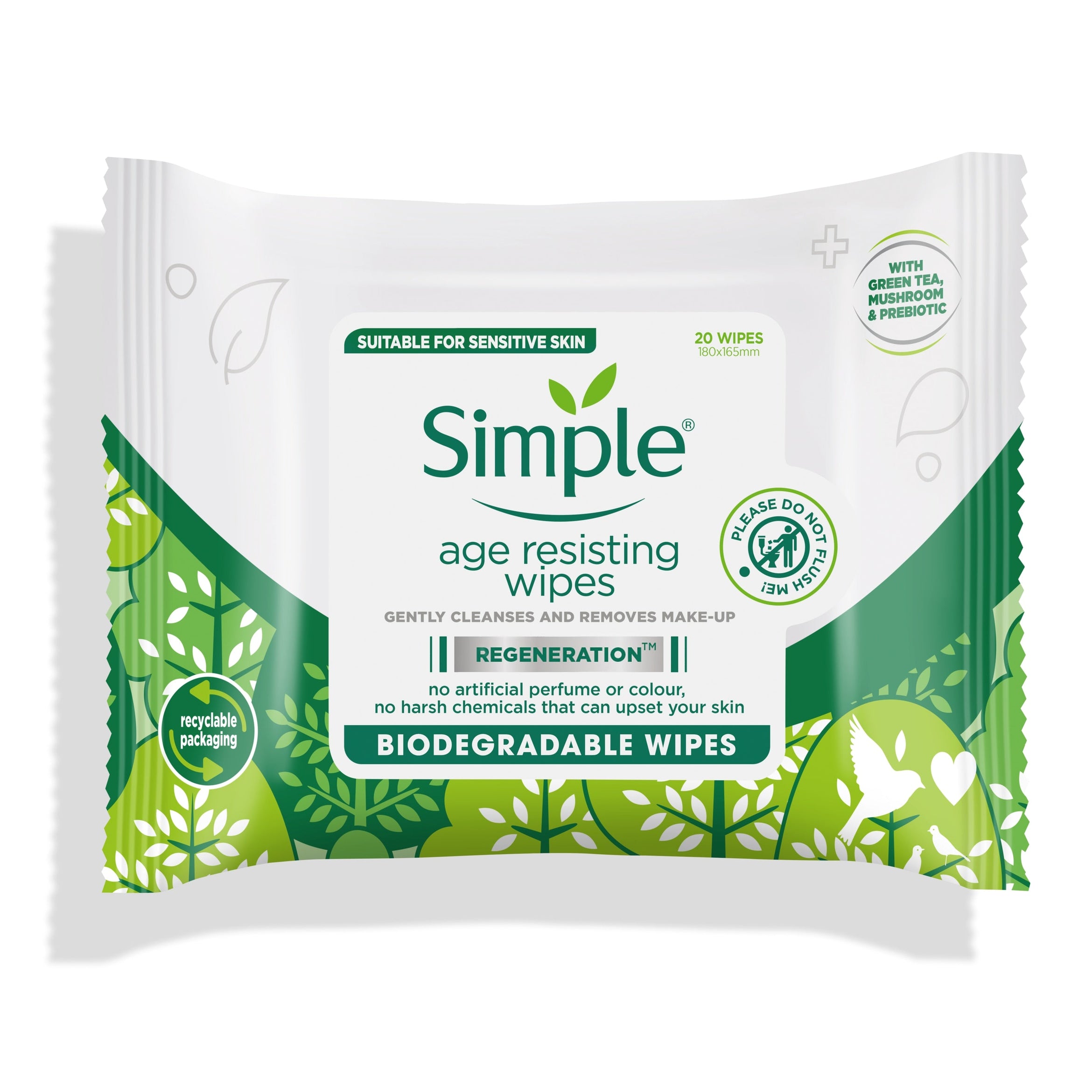 Regeneration Age Resisting Cleansing Wipes