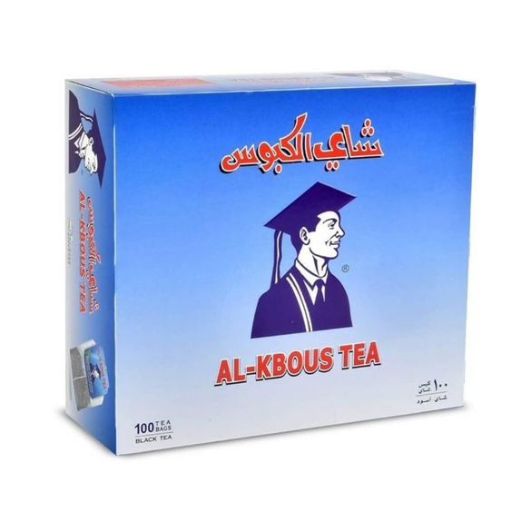 Al-Kbous Tea Black Tea, 100 Bags - Pack Of 1 - 100 Tea Bags