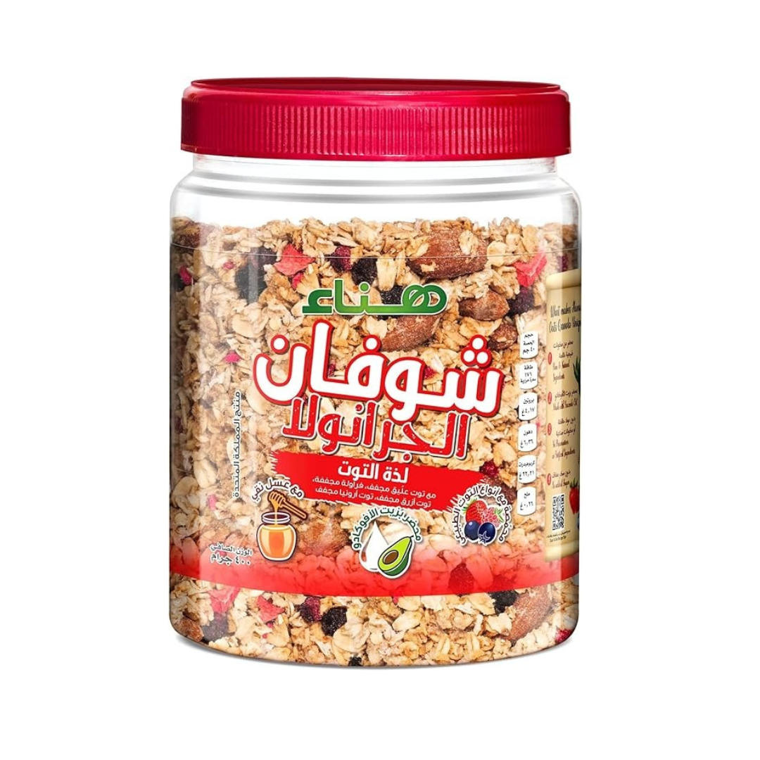 Hanaa Oatmeal Granola Mix Fruits 400 g