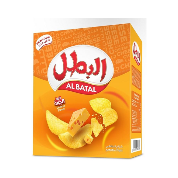 Al Batal Cheese Flavor Potato Chips, 12 x 23 g