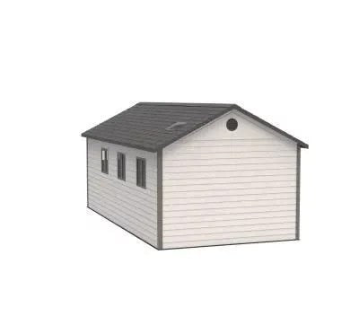 Lifetime 11 Ft. X 21 Ft. Outdoor Storage Shed With Tri-Fold Doors