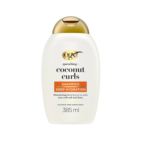 OGX, Shampoo, Quenching+ Coconut Curls, 385ml