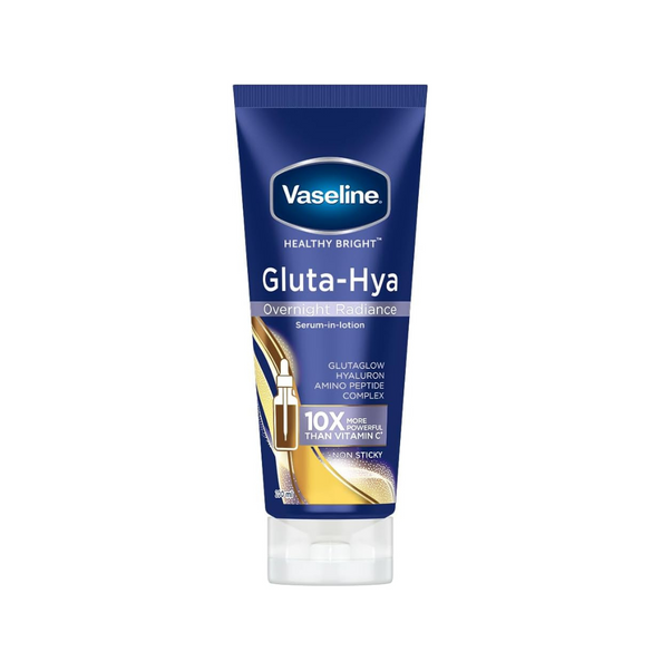 Vaseline Gluta-Hya Overnight Radiance, Serum-In-Lotion, Boosted With Amino Peptide, 200ml