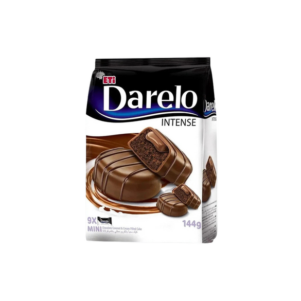 ETi Darelo Intense Chocolate Covered & Cream Filled Mini Cake 144 G