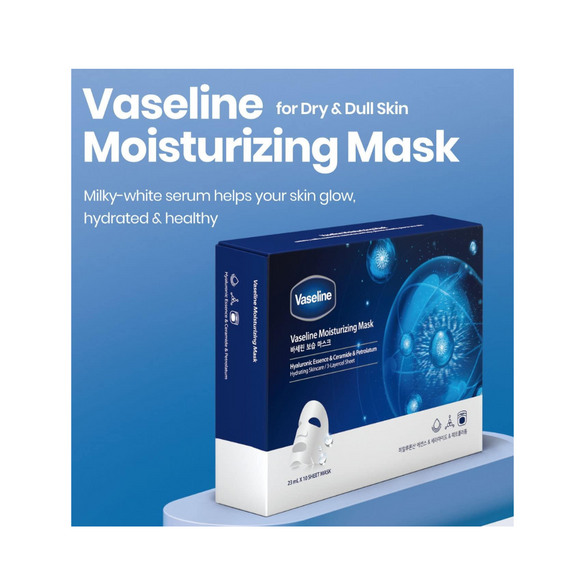 Vaseline Moisturizing Face Facial Mask Sheet Skin Care Essence, HYDRATION RETENTION, SKIN BARRIER REINFORCEMENT