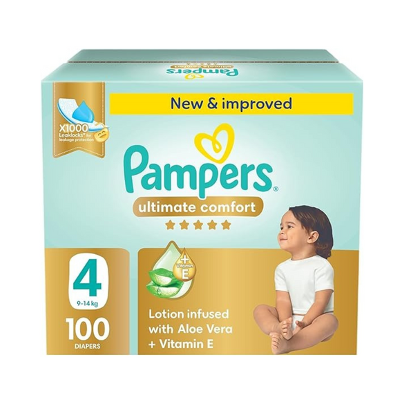 Pampers Pants, Size 4, Maxi, 9-14 kg, Giant Saving Box, 92 Diapers - Diaper Pants / 94