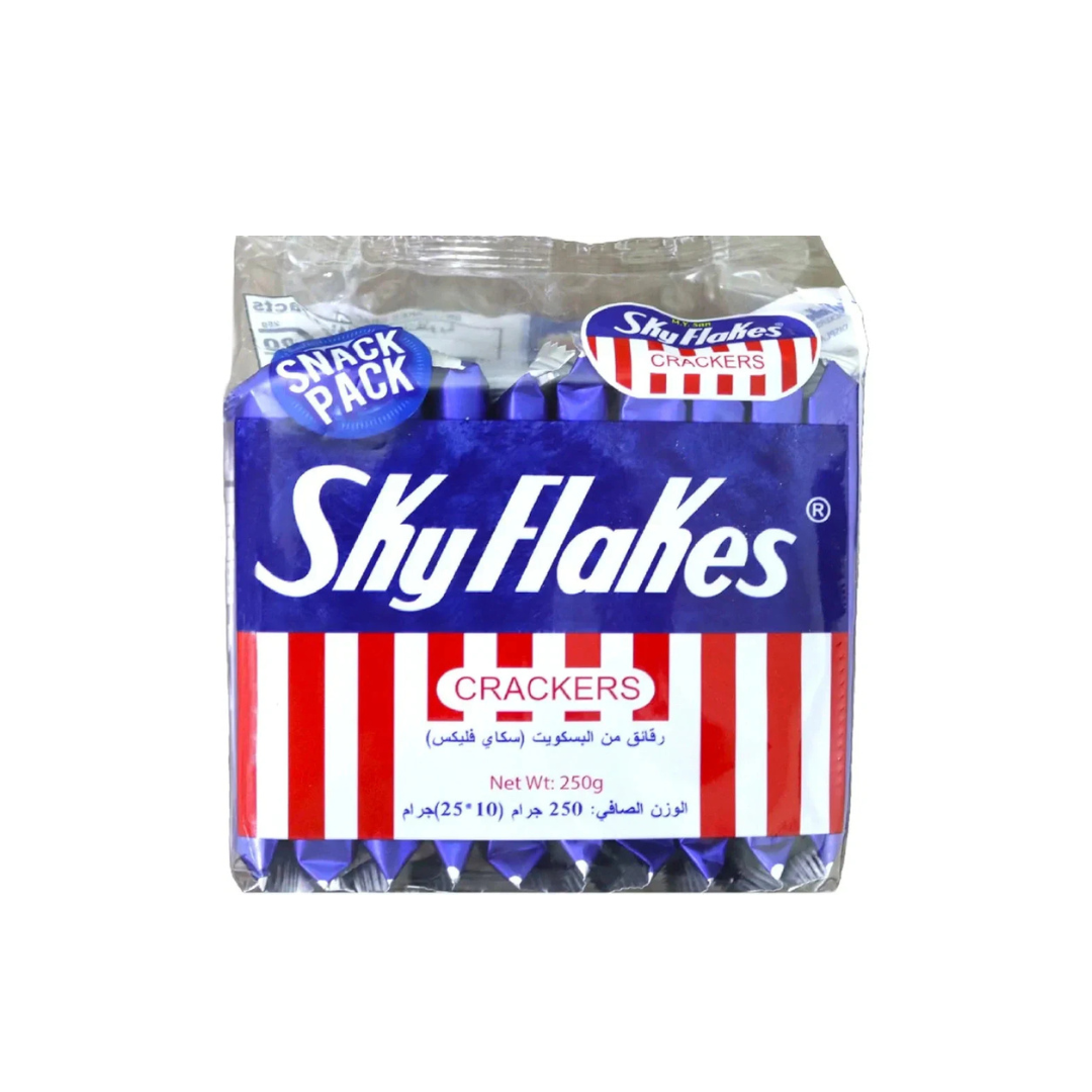 Skyflakes Crackers, 10 Snackpack, 10x25g, Pack of 1