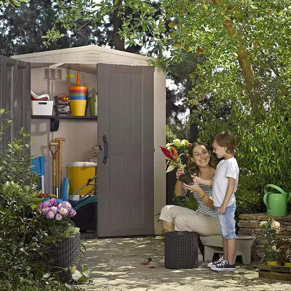 Keter factor 6x6 shed 1.78m x 1.95m