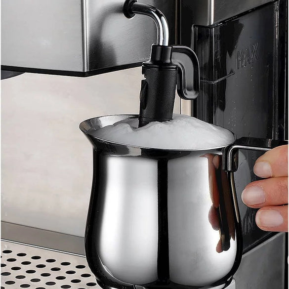 De’Longhi – Espresso Machine with 15 bars of pressure, Milk Frother and removable water tank – Stainless Steel