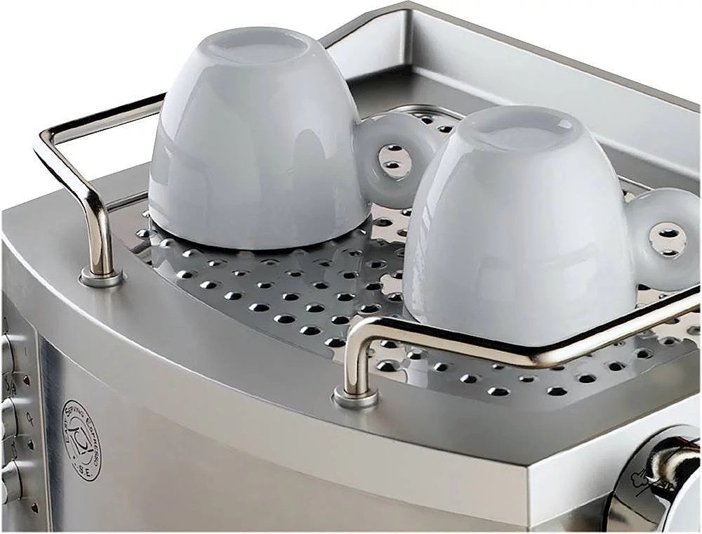 De’Longhi – Espresso Machine with 15 bars of pressure, Milk Frother and removable water tank – Stainless Steel