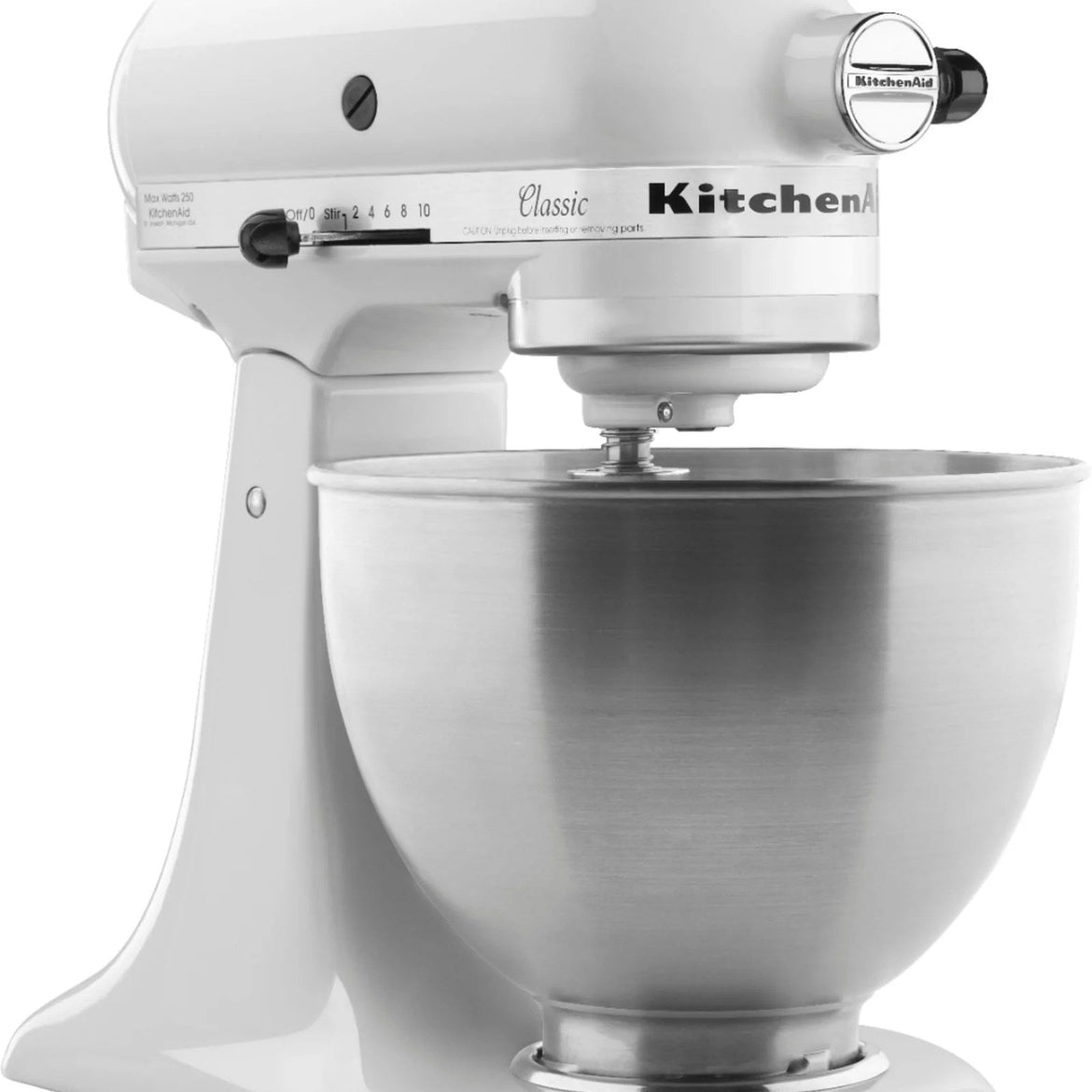 KitchenAid – Classic™ Series 4.5 Quart Tilt-Head Stand Mixer – White