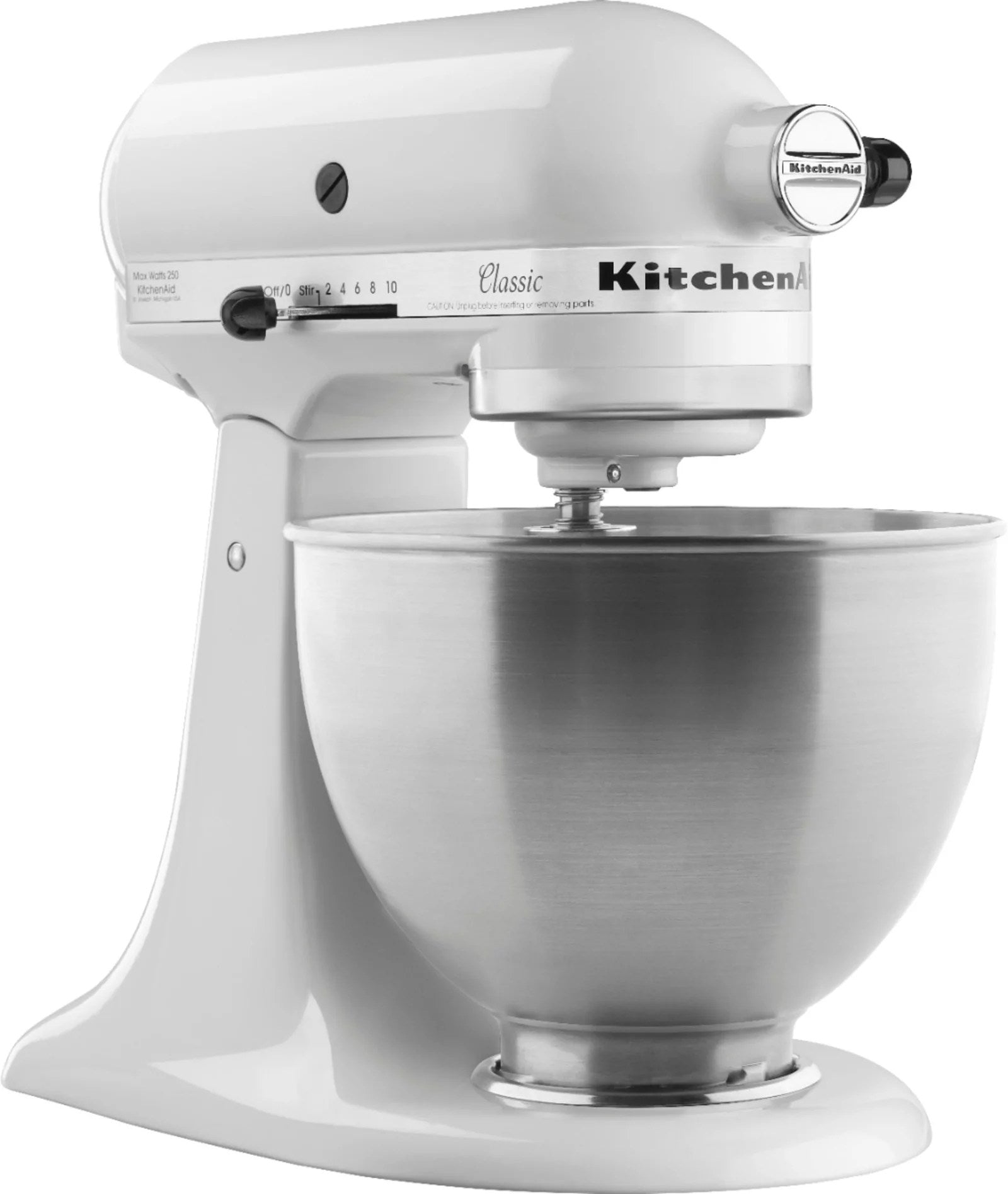 KitchenAid – Classic™ Series 4.5 Quart Tilt-Head Stand Mixer – White