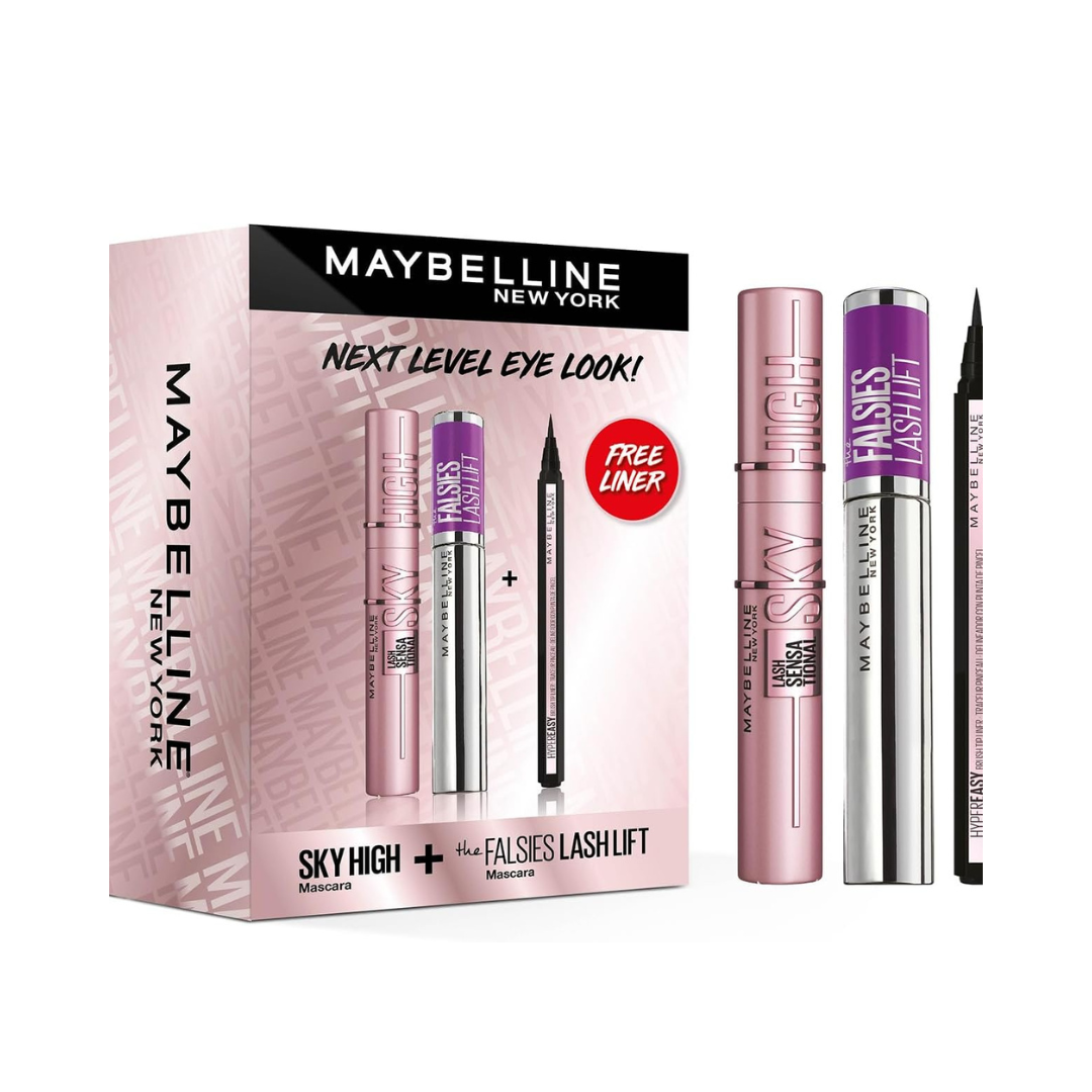 MAYBELLINE New York - YOUR NEXT LEVEL EYE LOOK - 1 SKY HIGH MASCARA