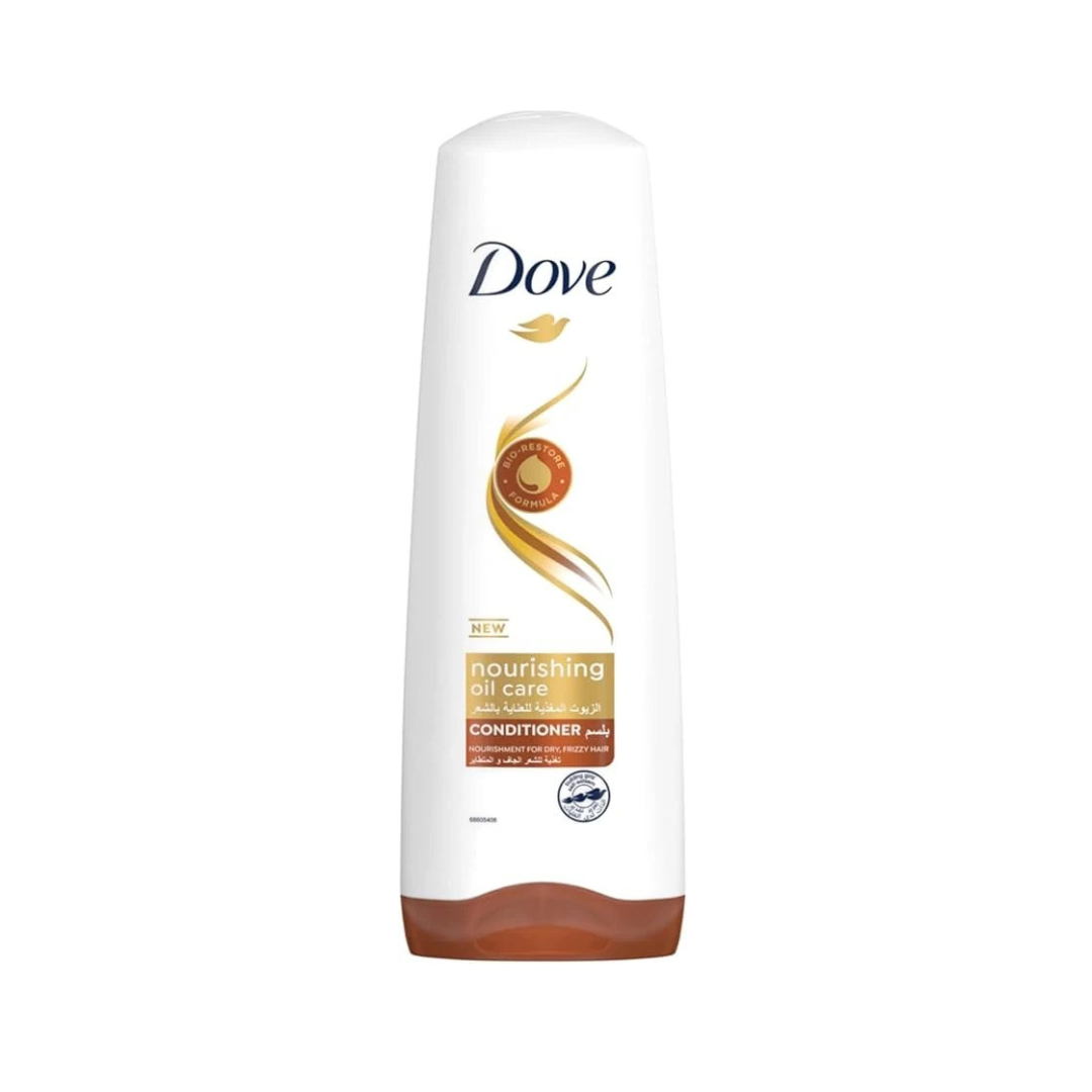 DOVE Shampoo & Conditioner for frizzy and dry hair, Nourishing Oil Care, nourishing care for up to 100% smoother* hair,
