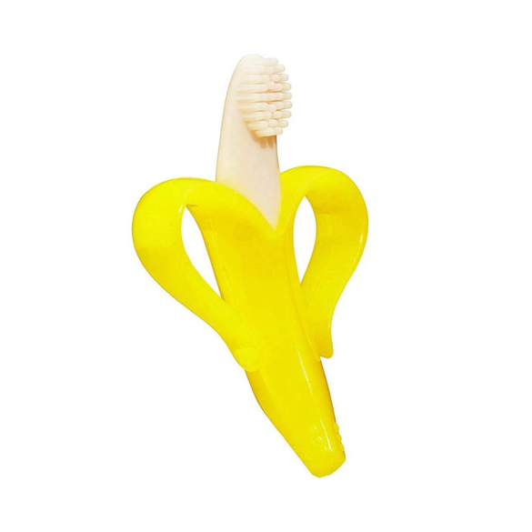 Banana Shape Baby Teether Silicone Teething Toys for Infant 3 Months and Above