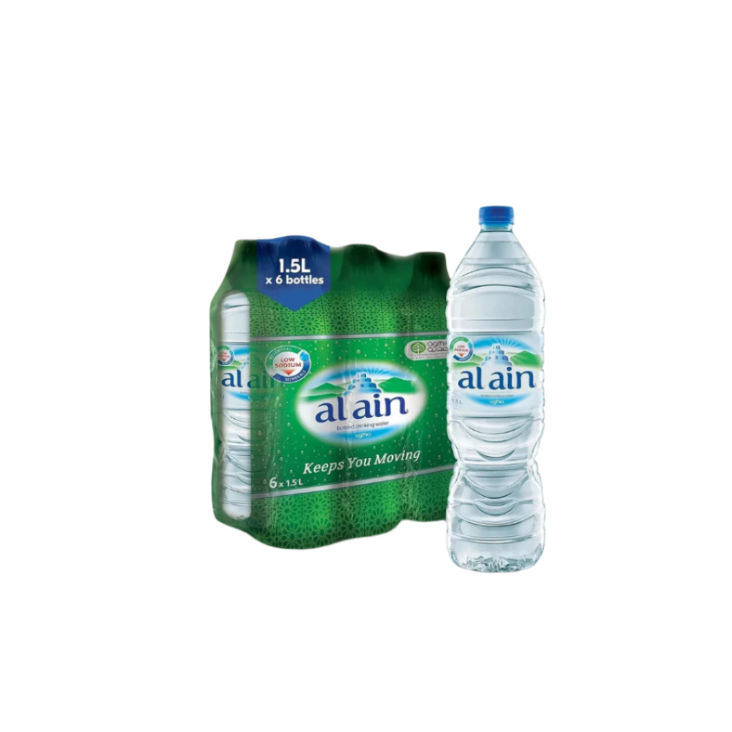 Al Ain Drinking Water Shrink 6 x 1.5 Ltr