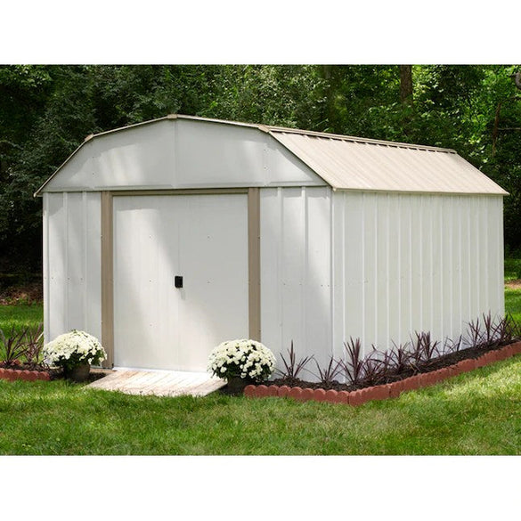 Arrow 10 ft x 14 ft Lexington Galvanized Steel Storage Shed