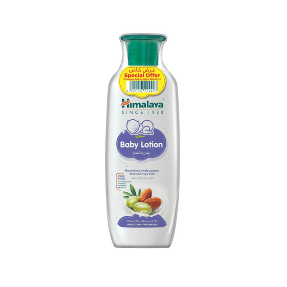Himalaya Baby Lotion | No Parabens, Dyes & Synthetic Colors is a Quick-Absorbing Daily-Use Lotion -400ml