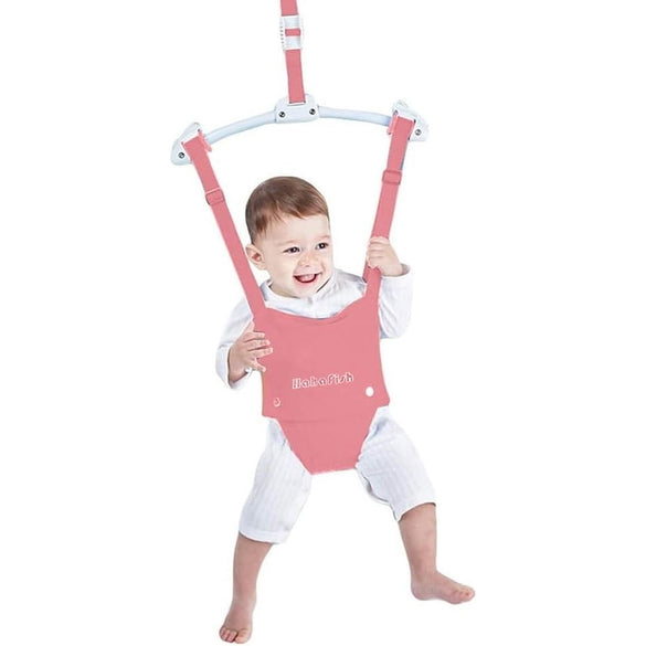 HI SUYI Baby Door Jumpers and Bouncers Exerciser Set with Door Clamp Adjustable Strap for Toddler Infant 6-24 Months CPC & CE Certified