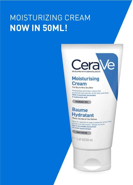 Cerave Moisturizing Cream for Dry Skin with Hyaluronic Acid 50ml