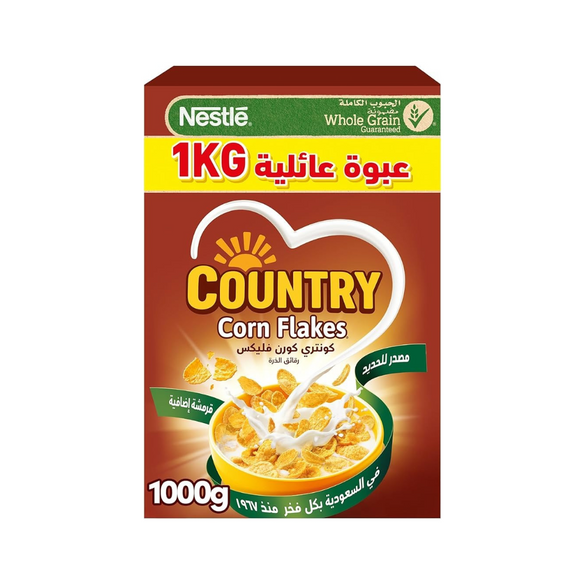 Nestle Country Corn Flakes Breakfast Cereal Pack 1kg