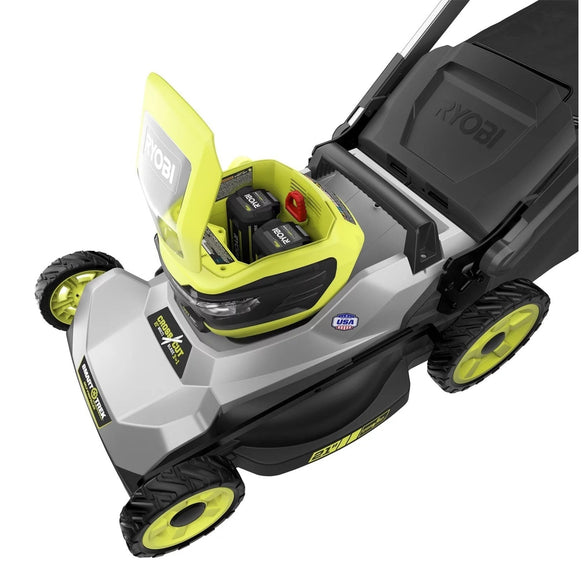 40V HP Brushless 21 in. Cordless Battery Walk Behind Dual-Blade Self-Propelled Mower