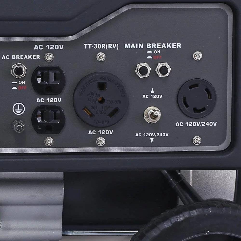 Pulsar 5,250/4,250-Watt Gasoline Powered Recoil Start Portable Generator