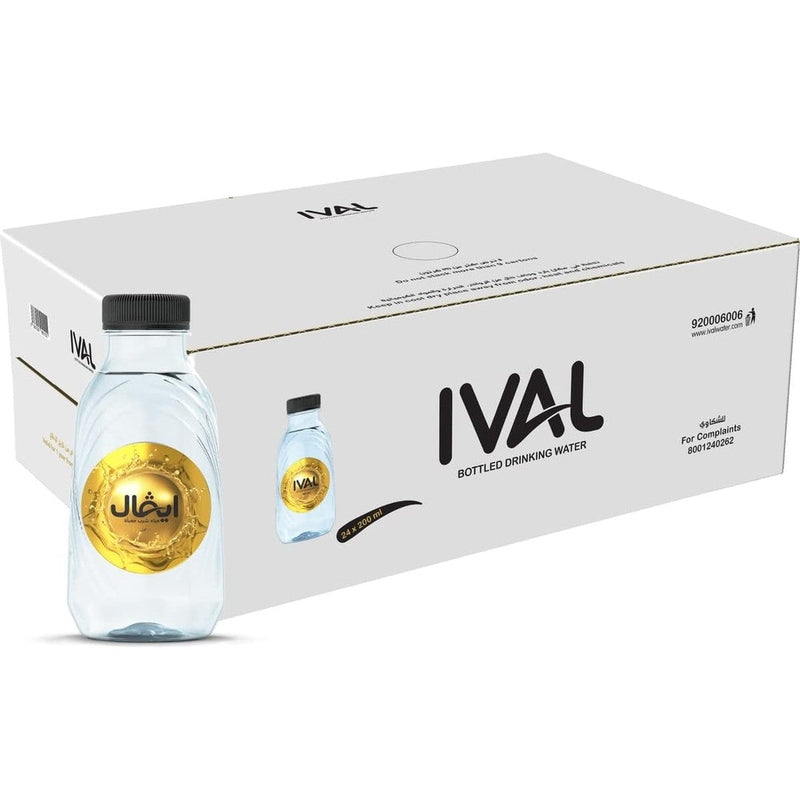 Ival Drop Drinking Water Bottled, 24 x 200 ml