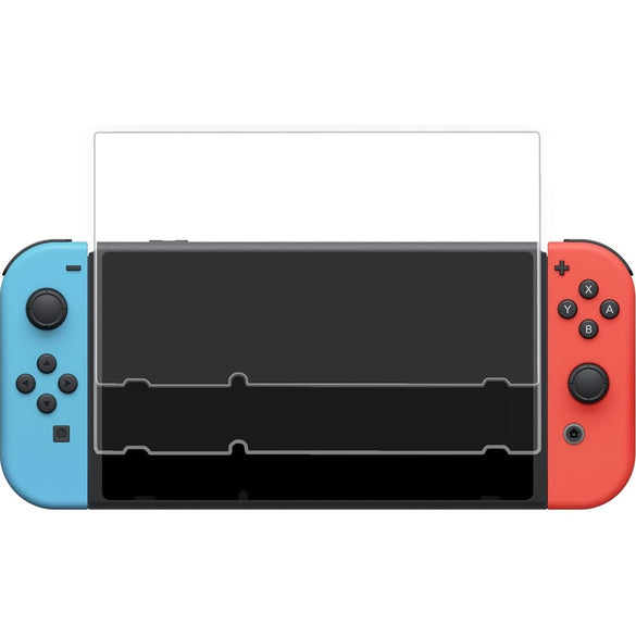 Nintendo Switch Screen Protector (2 Pack) by TalkWorks | Anti-Glare & Scratch Resistant Tempered Glass | Easy-Install Ultra-Thin HD Glass Screen Cover Film Back