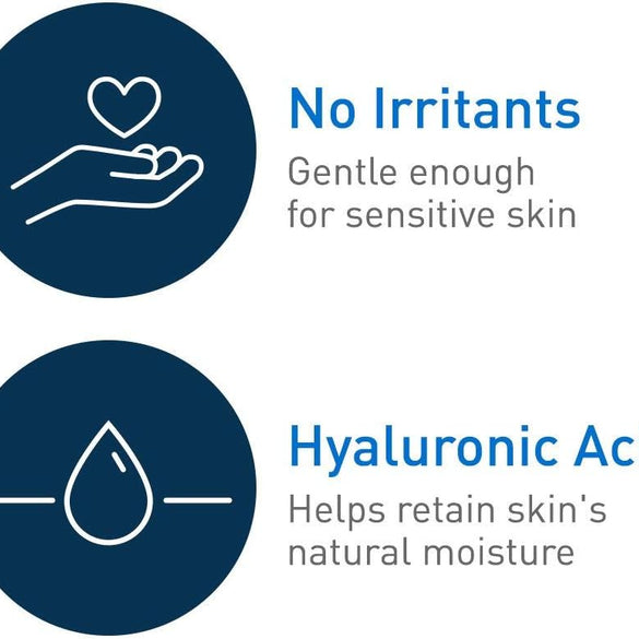 CeraVe Moisturizing Cream, Body and Face Moisturizer for Dry Skin, Body Cream with Hyaluronic Acid and Ceramides, 19 Ounce