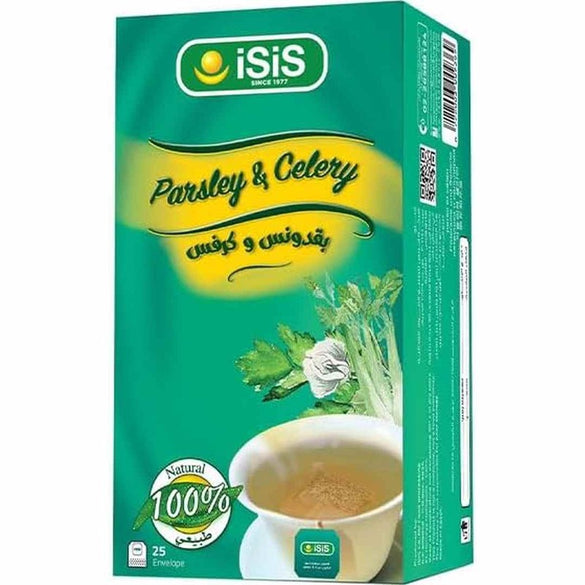 ISIS Natural Parsley and Celery Tea 25 Envelopes