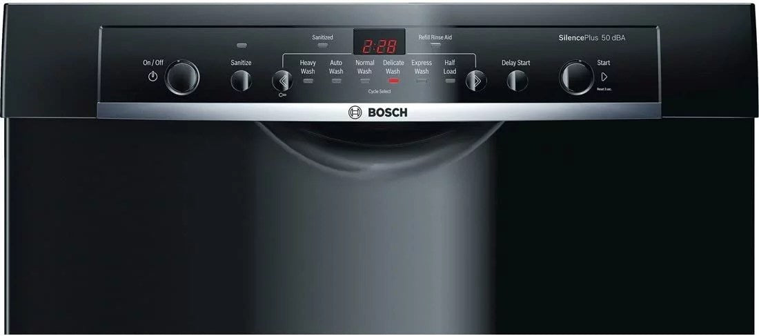 Bosch Ascenta 24″ SHE3AR76UC Built-In Dishwasher – Black