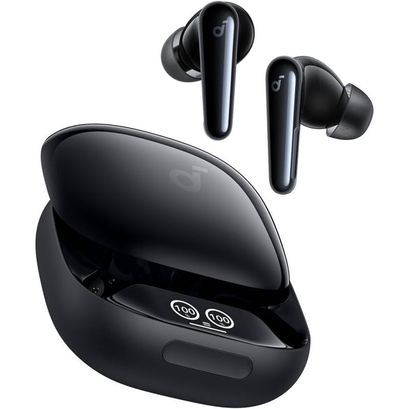 soundcore Liberty 4 Pro by Anker, Noise Cancelling Wireless Earbuds, 7-Sensor and Real-Time Adaptive Noise Cancelling, 2× Faster Charging, Studio-Level Hi-Fi Music, Clear Calls with 9 Mics and AI