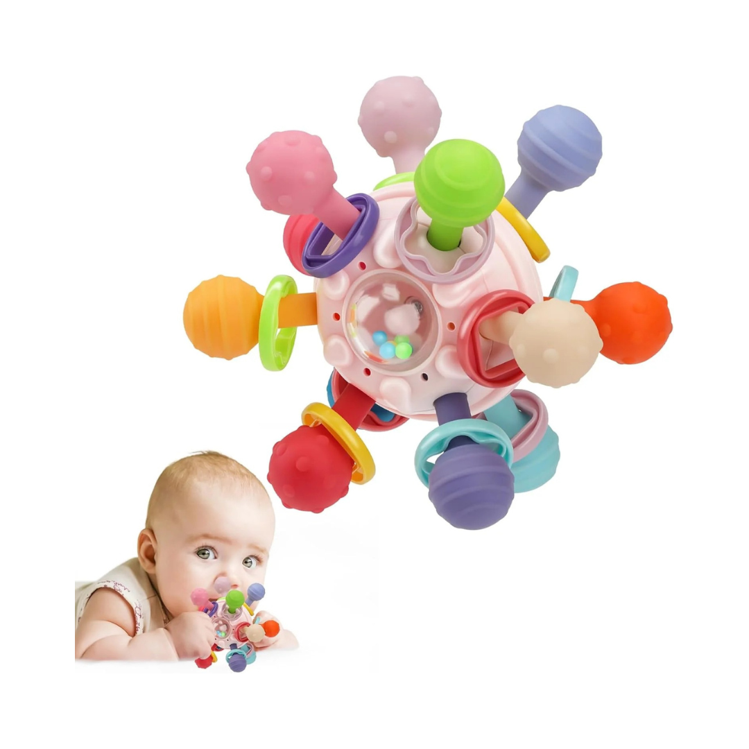 TOHIBEE Baby Montessori Sensory Toys for 0-6 6-12 Months