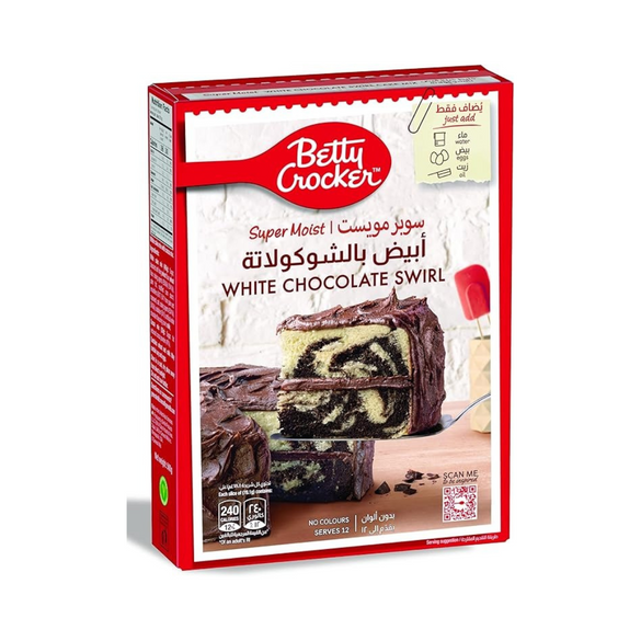 Betty Crocker Super Moist Dark Chocolate Cake Mix, 500 Gm